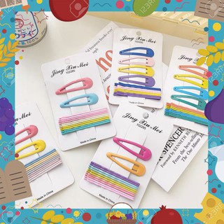 Bộ kẹp tóc ⚡ thiết kế kiểu hàn quốc ⚡ xinh xắn cho bé ⚡ chibikids ⚡