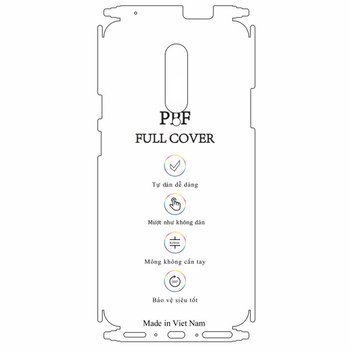 Dán dẻo PPF Oneplus 7 Pro mặt sau và viền