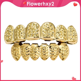 Bộ Hàm Răng Giả Mạ Vàng 18k Phong Cách Hip Hop