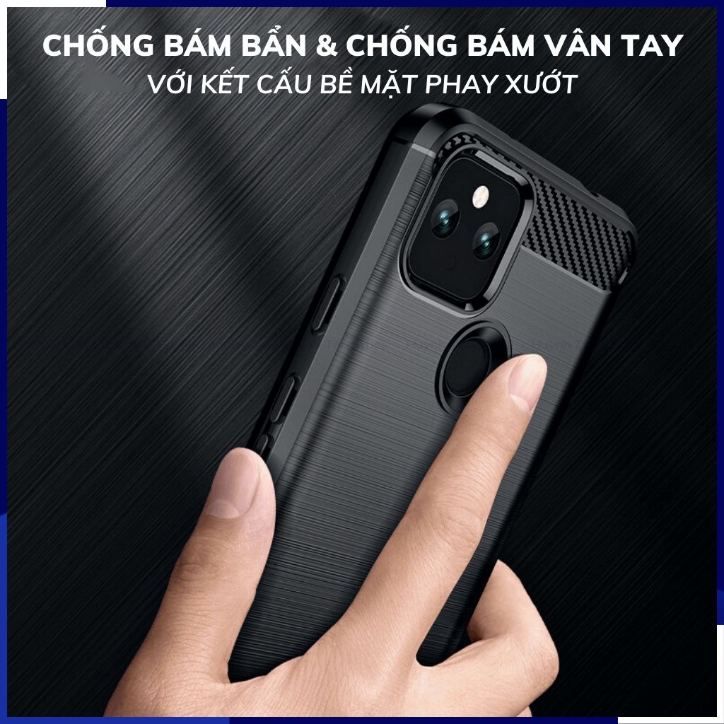 Ốp lưng pixel 5 dẻo PHAY XƯỚT chống bám vân tay bảo vệ camera phụ kiện điện thoại huỳnh tân store
