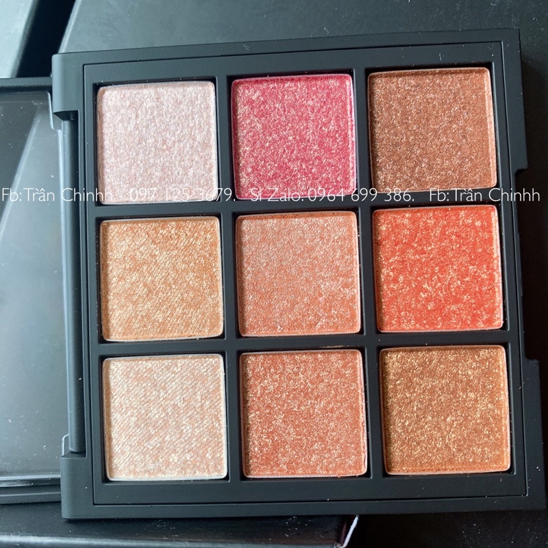 Có sẵn - Bảng nhũ mắt 9 ô 3CE ALL NIGHTER makeup mắt lung linh