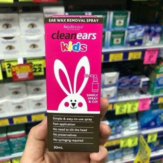 Xịt tan ray tai Clean Ears Kids cho bé