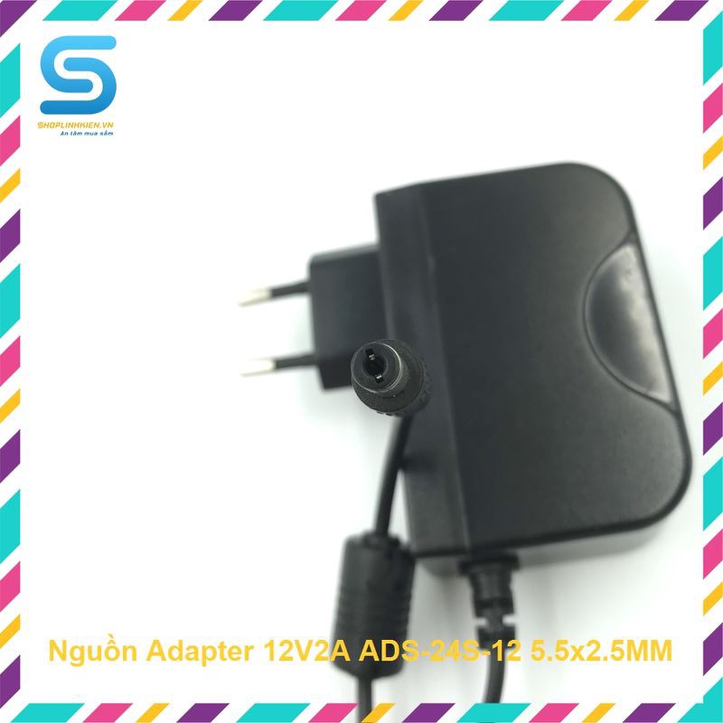 Nguồn Adapter 12V2A ADS-24S-12 5.5x2.5MM HONOR Chính Hãng