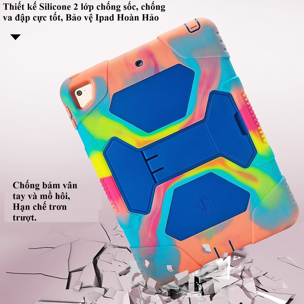 Ốp lưng ipad, Bao Silicone Ipad Air 2 / Pro 9.7 / Gen 5 2017 / Gen 6 2018 Chống bám vân tay, chống sốc cực tốt | BigBuy360 - bigbuy360.vn