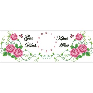 Tranh Thêu Chữ Thập Gia Đình Hạnh Phúc 2