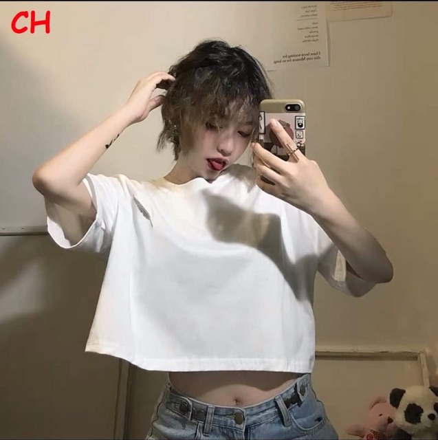 Áo croptop lông vũ C&amp;H 6268 siêu đẹp