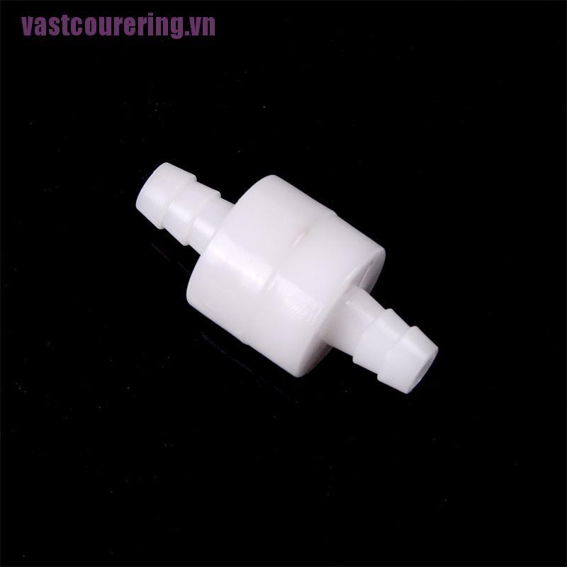 Chuyển Phát Nhanh♥Van Kiểm Tra Nhiên Liệu Một Chiều Bằng Nhựa Màu Trắng 8mm 1 / 4 &quot;