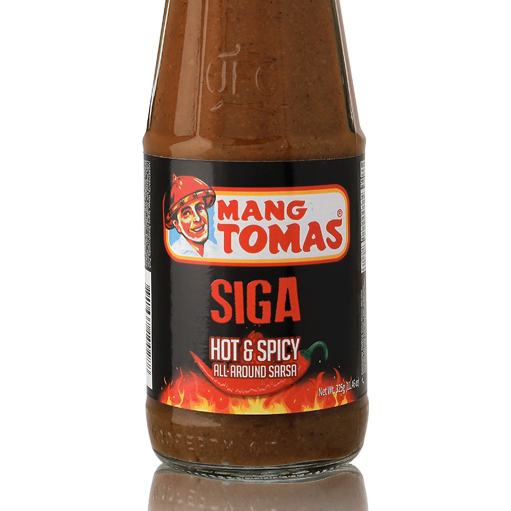 Gia vị hiệu Mang Tomas Siga Hot & Spicy - Nhập khẩu Philippines 320g
