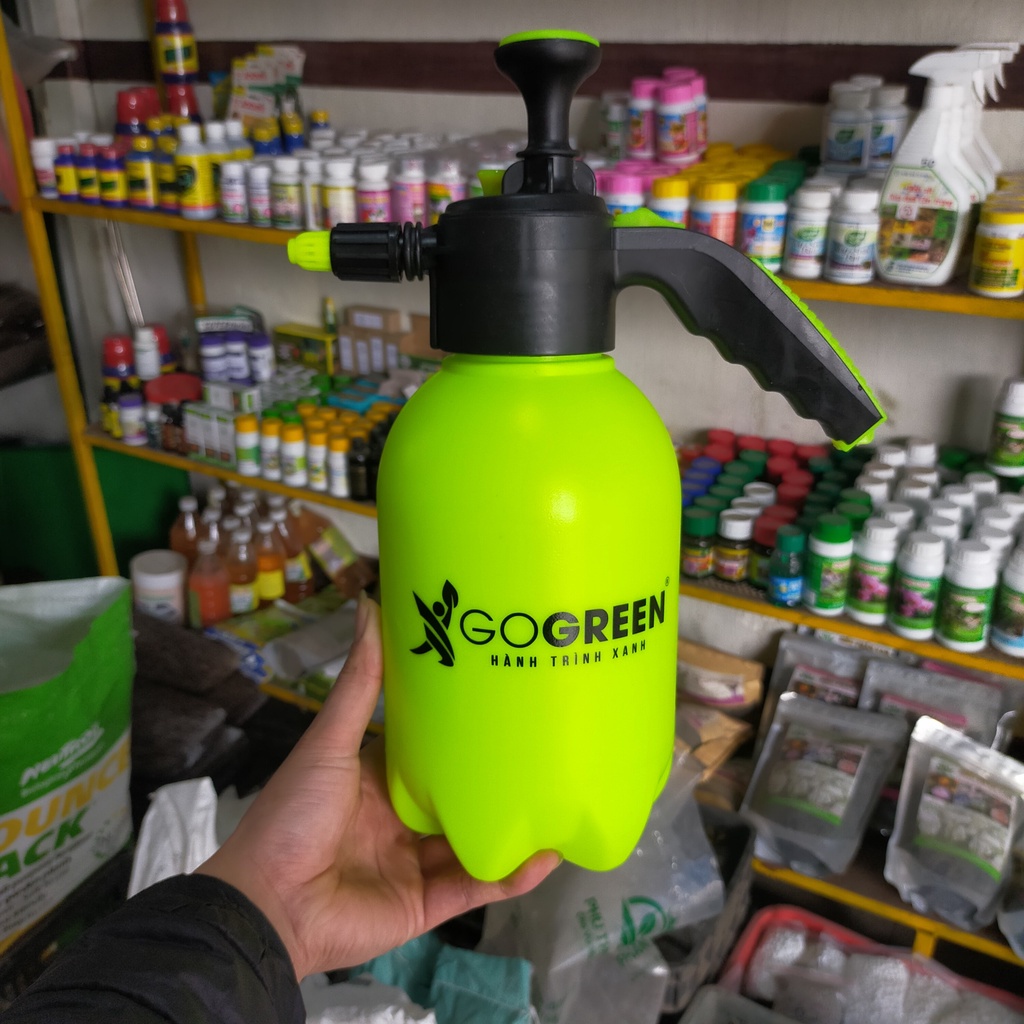 Bình tưới cây 2 Lít Gogreen – Hàng loại 1 – dày dặn – bền với thời gian