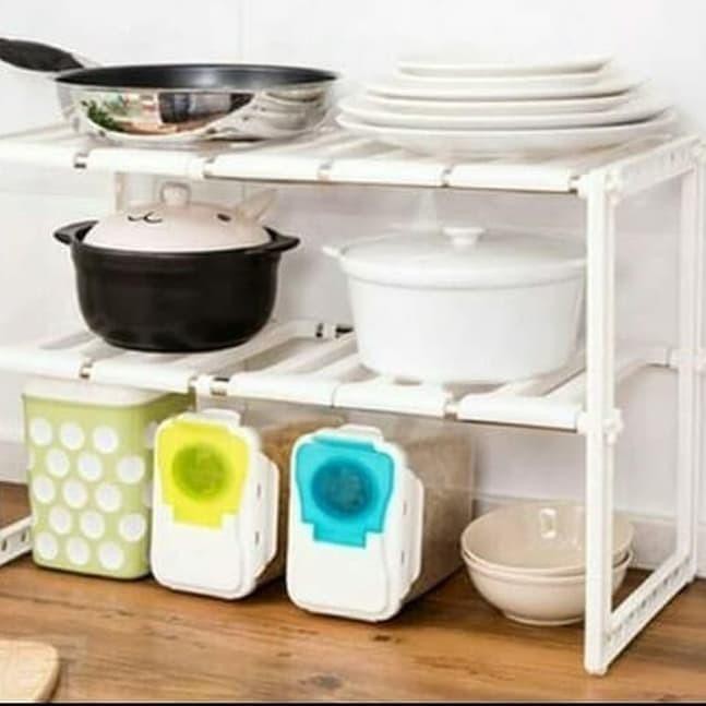 Kệ Để Giày 2 Tầng Đa Năng Tiện Dụng Cho Nhà Bếp | BigBuy360 - bigbuy360.vn