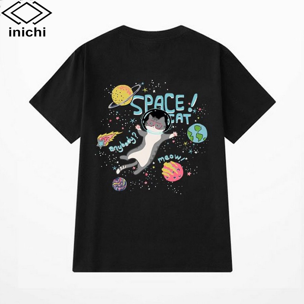 Áo thun unisex INICHI SPACE WHITE 4 màu I29