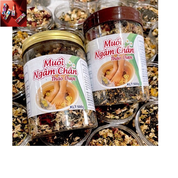(Chính hãng) Hợp đồng mua sỉ Muối Ngâm Chân Thảo Dược 500g