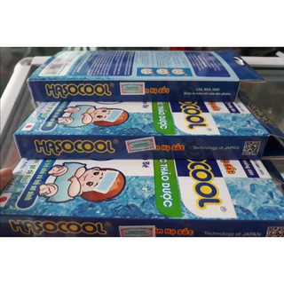 Miếng dán hạ sốt Hasocool thảo dược
