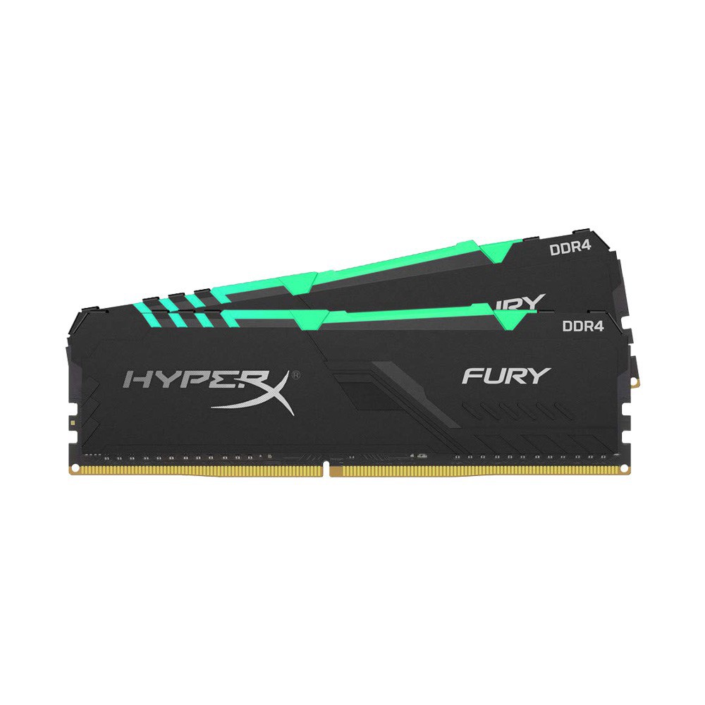 Ram PC Kingston HyperX Fury RGB 16GB 3200MHz DDR4 (Kit 2x8GB) - HX432C16FB3AK2/16