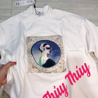 Áo phông dáng rộng croptop LILY