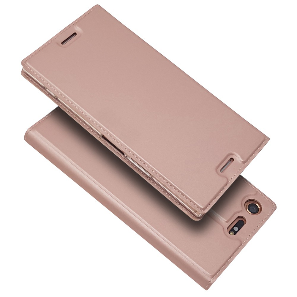 Ốp điện thoại da PU gập từ tính có chỗ để thẻ và giá đỡ sang trọng cho Sony Xperia XZ Premium G8141 Dual G8142