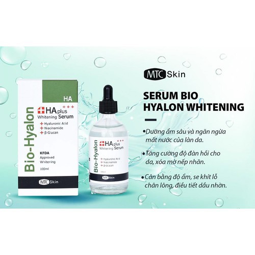 Serum Ha MTC 100ml giúp căng bóng da