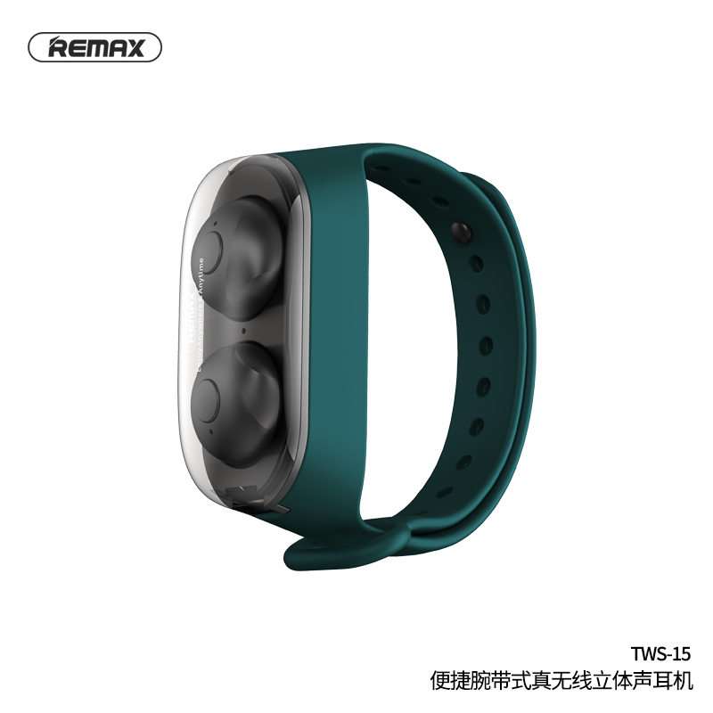 REMAX Set Tai Nghe Bluetooth Không Dây 100% Remax Tws-15 V5.0 Dùng Cho Ios &amp; Android