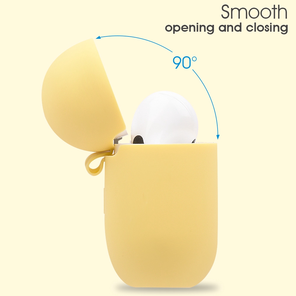 Vỏ bảo vệ tai nghe chống sốc bằng TPU silicon mềm màu trơn thích hợp cho tai nghe Bluetooth Apple Airpods Pro