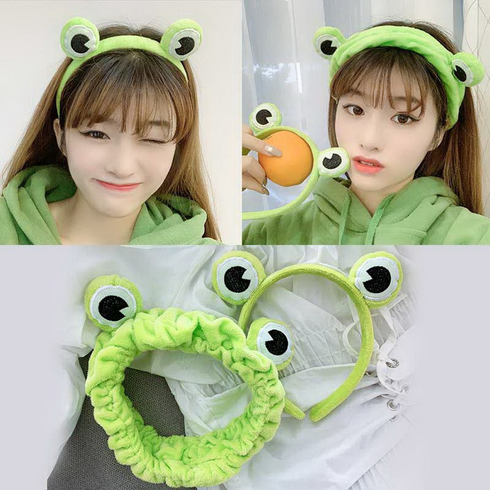 Băng đô/ Cài tóc hình chú ếch phong cách Hàn Quốc xinh xắn cho nữ
