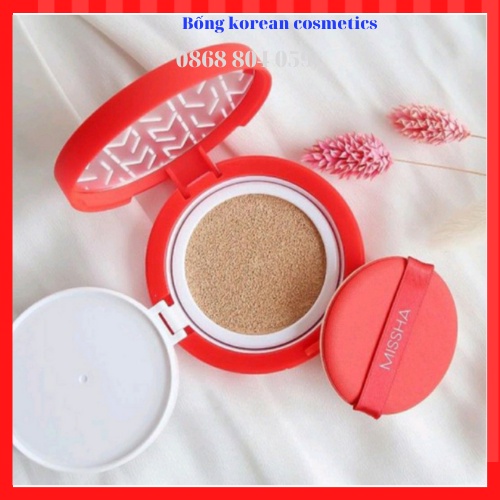 Phấn Nước Mỏng Mịn, Che Phủ Tốt, Lâu Trôi Missha Velvet Finish Cushion SPF50+ PA+++ 15g