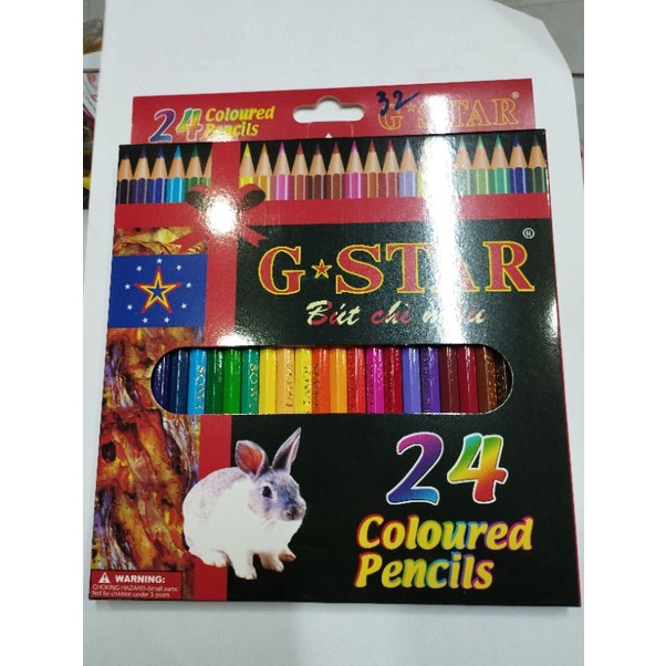 Chì màu G STAR 24 coloured pencils✨