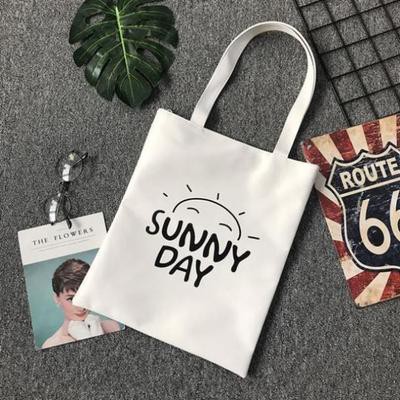 Túi tote vải bố đựng đồ sunny day phong cách cá tính cho bạn nữ