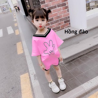Đồ bộ cho bé gái, ngắn tay mát mẻ, in mickey, may viền đẹp - Socnaukids