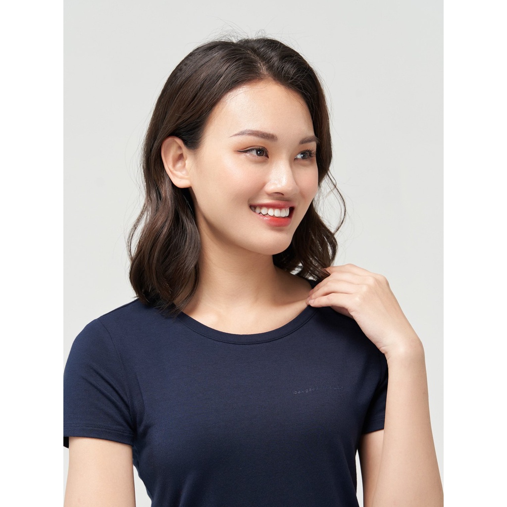 Áo Phông Nữ YODY Dáng Ôm Vải Vissco Siêu Co Giãn Thoáng Mát TSN5178