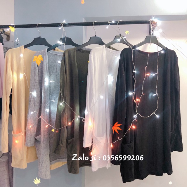ÁO KHOÁC LEN CARDIGAN KHOÁC NHẸ FOM DÀI HÌNH THẬT 100% 💐💐💐 | BigBuy360 - bigbuy360.vn