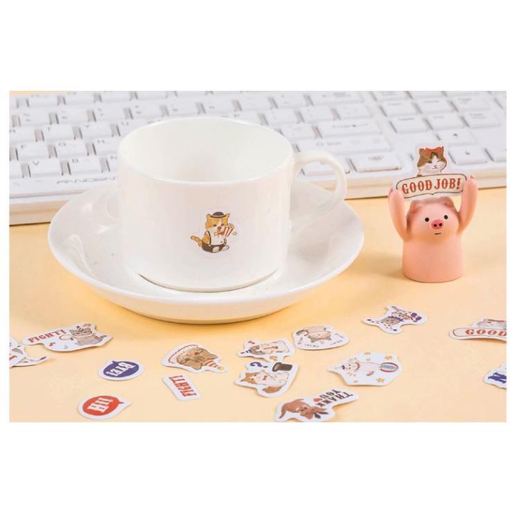 Bộ 46 Sticker Mèo Ảo Thuật E110
