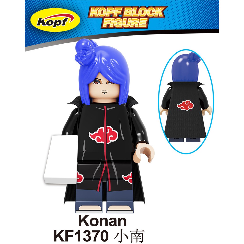 Minifigures Các Mẫu Nhân Vật Trong Phim Hoạt Hình Konan Hidan Uchiha Obito Kakuzu Trong Naruto KF6119