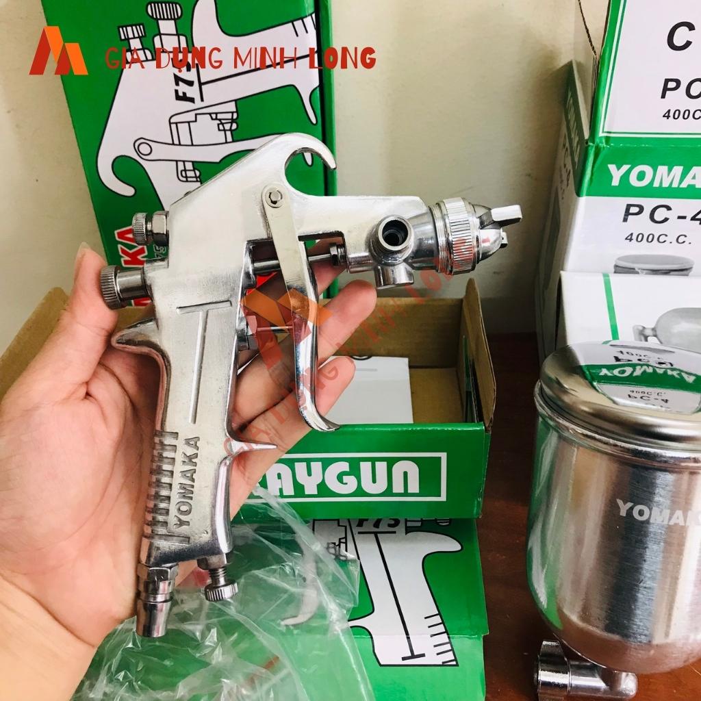 Súng phun sơn YOMAKA F75( bình 400cc) chính hãng