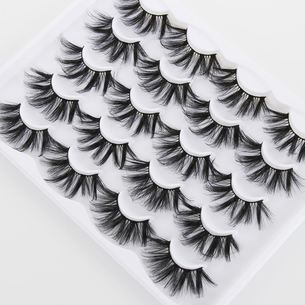 Set 10 Cặp Lông Mi Giả MIH SKONHED Dày Dặn 4D Tự Nhiên Dành Cho Nữ