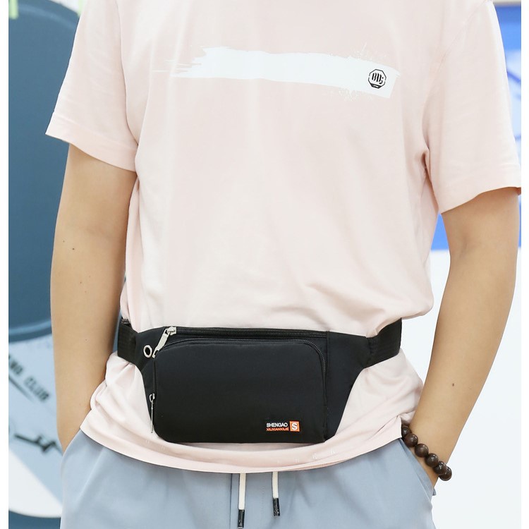 Túi bao tử, túi đeo chéo nam nữ vải bố SENGAO size 27cm TUI-07