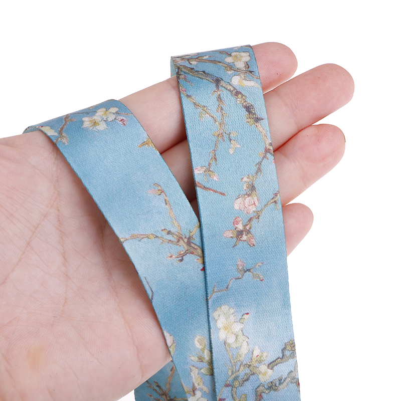 1 Dây Đeo Thẻ ID / Điện Thoại Họa Tiết Tranh Van Gogh
