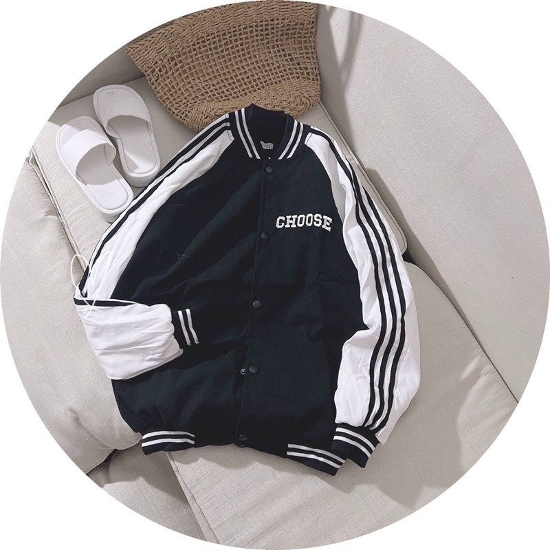 Áo KHOÁC BOMBER CHỮ choose