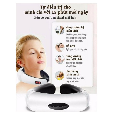 Máy massage Cổ Vai Gáy Trị LIệu Cao Cấp