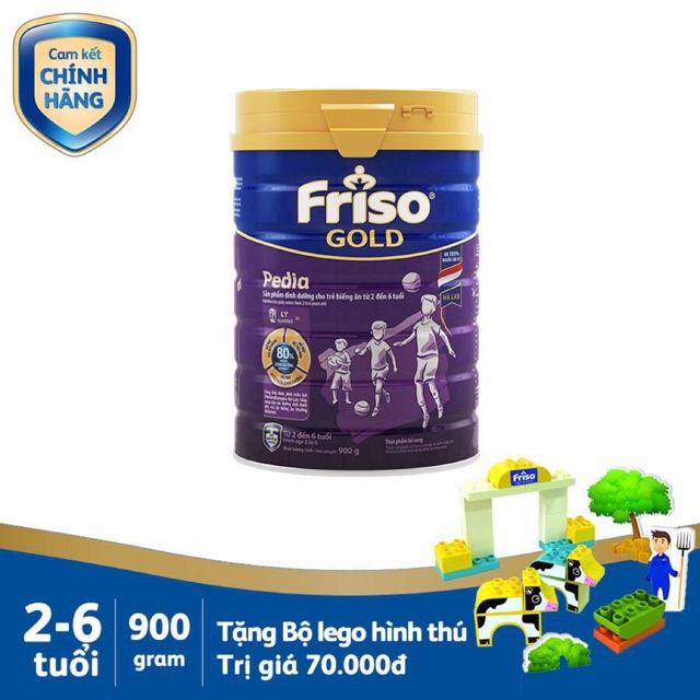 Sữa bột friso gold pedia 900g