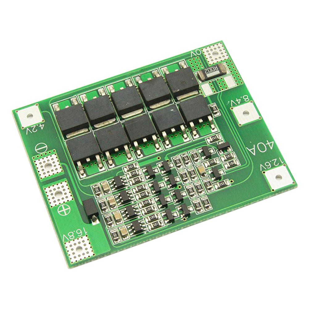 Bảng mạch bảo vệ pin Lithium 4S 16.8v 40A thiết kế nhỏ gọn