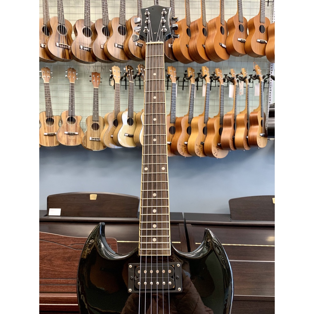 Đàn guitar điện Trung Quốc màu đen
