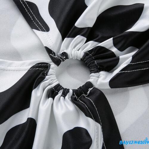 Áo cúp ngực ngắn tay họa tiết da bò sữa xinh xắn thời trang cho nữ