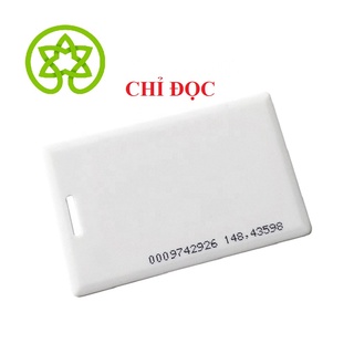 |CHỈ ĐỌC| Thẻ Từ RFID 125Khz - Thẻ ID Chip TK4100 - Làm Thẻ Nhân Viên, Thang Máy - Thẻ Nhựa HANACO