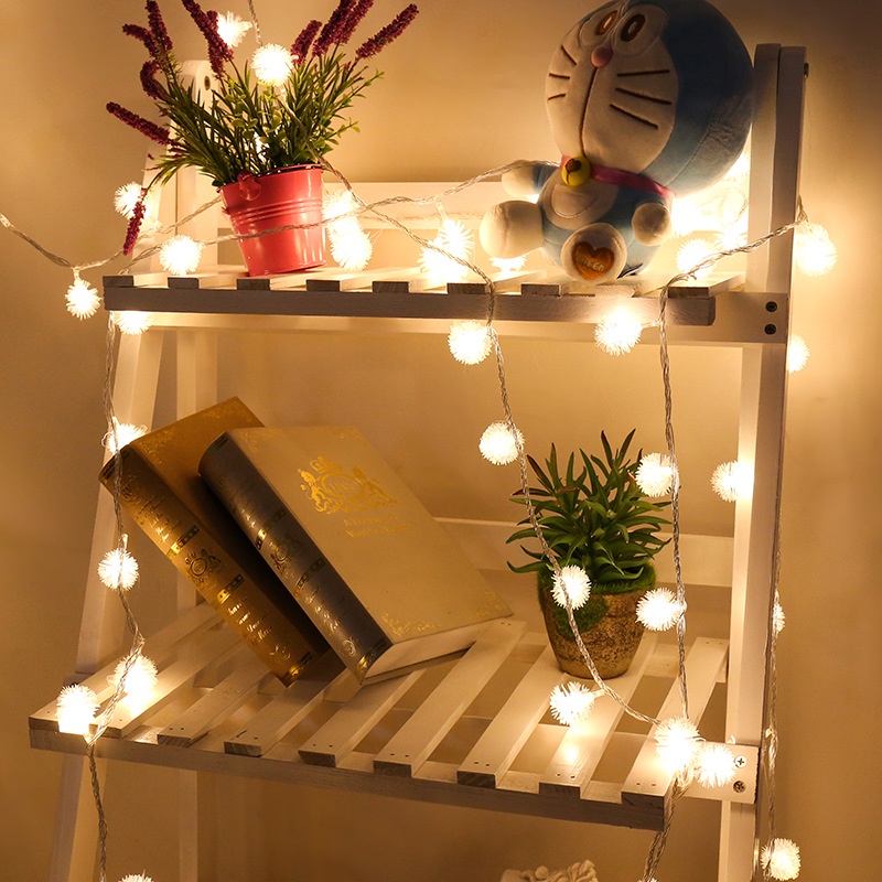 Dây Đèn LED 1.5 / 3 / 6M Hình Hoa Bồ Công Anh Lãng Mạn Trang Trí Giáng Sinh / Năm Mới