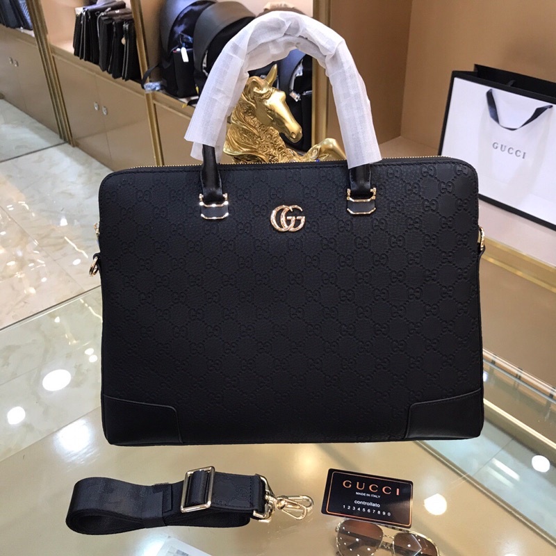 Cặp xách công sở cho nam thương hiệu thời trang cao cấp Gucci GC da thật hàng vip 1-1 | BigBuy360 - bigbuy360.vn