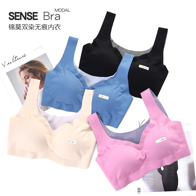 Sports no steel ring bra yoga seamless vest female comfort | BigBuy360 - bigbuy360.vn