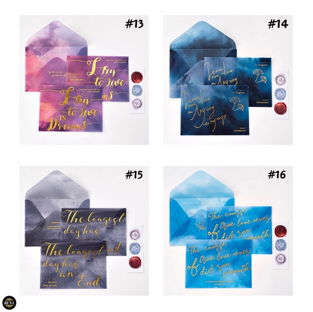 Phong Bì hoạ tiết nhũ vàng