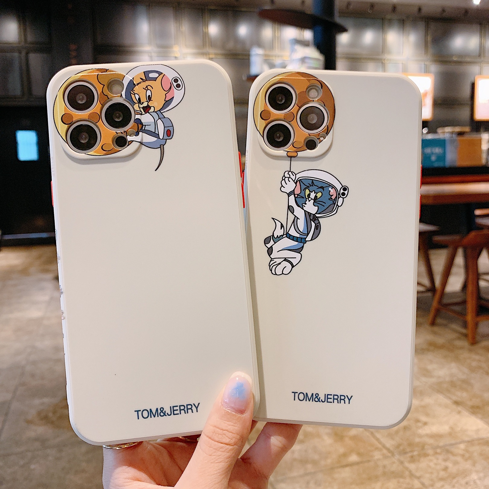 Ốp Lưng Tpu Mềm In Hình Hoạt Hình Tom And Jerry Cho Iphone 6 6s 7 8 Plus Se 2020 11 12 Pro Max 12 Mini X Xr Xs Max