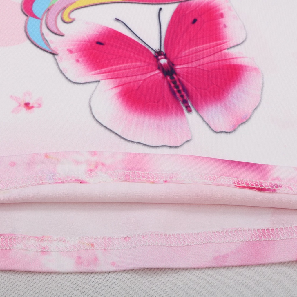 Đầm sát nách in hình kì lân thời trang cho bé gái