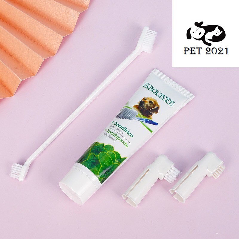 Kem Đánh Răng Arquivet Cho Chó ( Kèm bộ kít đánh răng ) - PET 2021